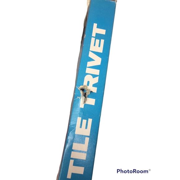 Vintage 1970 Nevco Ceramic Metal Trivet Kitchen Decor Hot Plate NOS - Picture 5 of 5